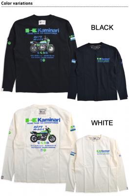 ローソンレプリカ長袖tシャツ Kmlt 124 カミナリ 長袖トップス サクラスタイル 和柄アイテム