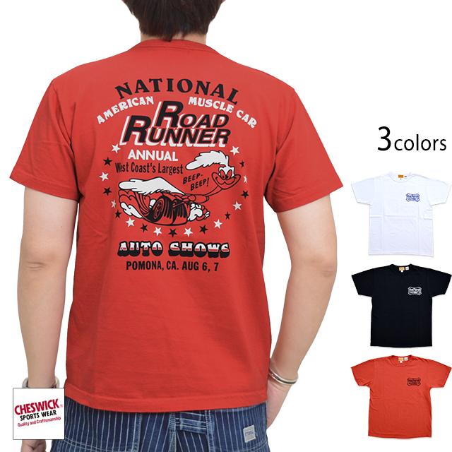 ROAD RUNNER半袖Tシャツ「NATIONAL AUTO SHOW」 Cheswick CH78763 