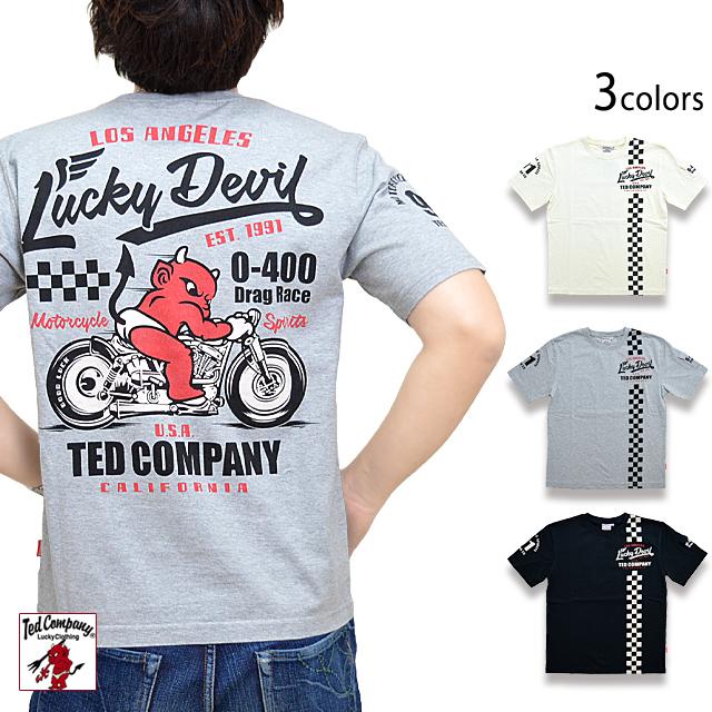 MOTORCYCLE半袖Tシャツ TEDMAN テッドマン TDSS-542 エフ商会 バイク