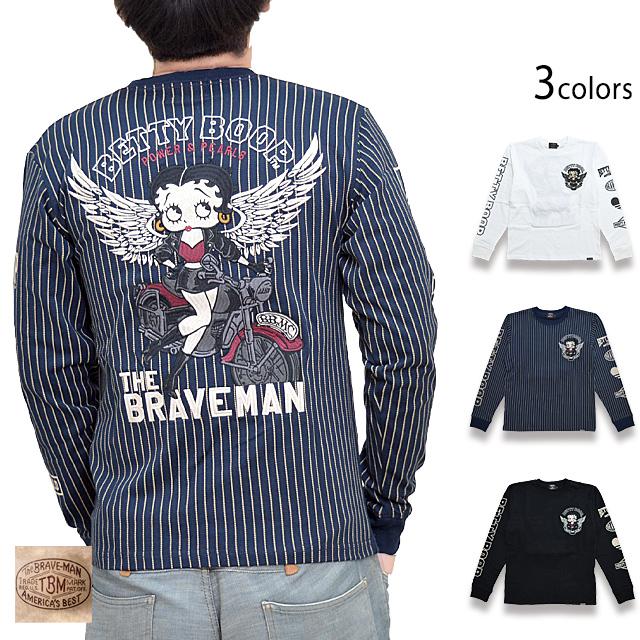 BR×BETTYコラボ 天竺ロングTシャツ The BRAVE-MAN BBB-2231 ブレイブ