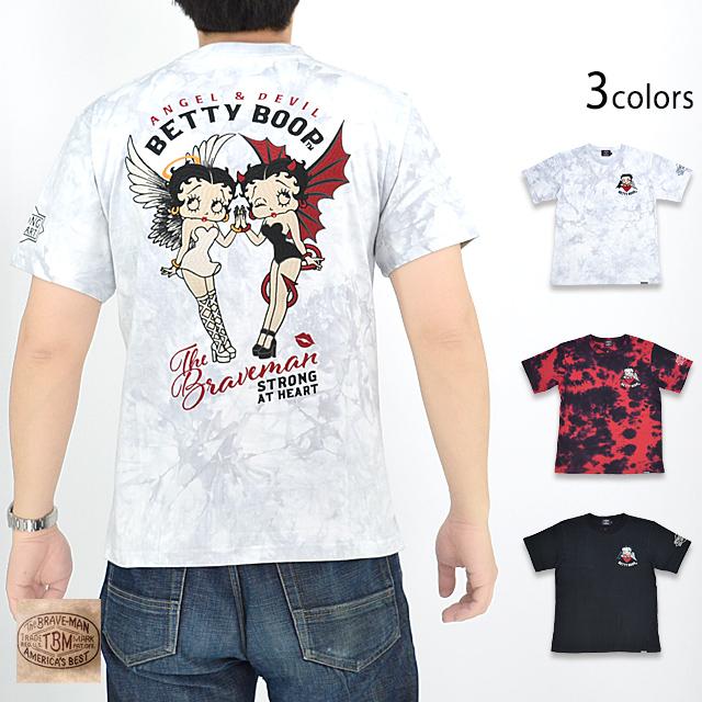 BR×BETTYコラボ 天竺半袖Tシャツ◆The BRAVE-MAN