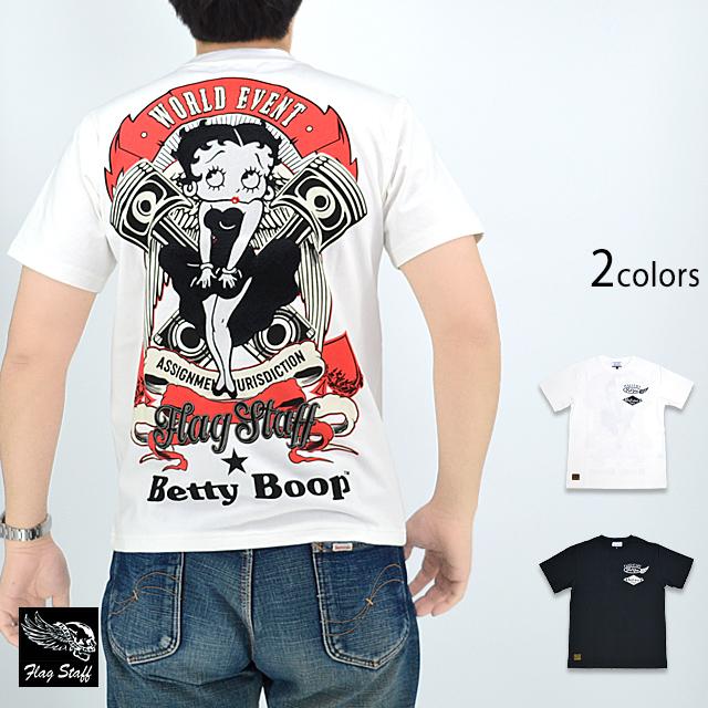 Betty Boop×Flag Staff 半袖Tシャツ Flagstaff 432021 フラッグ