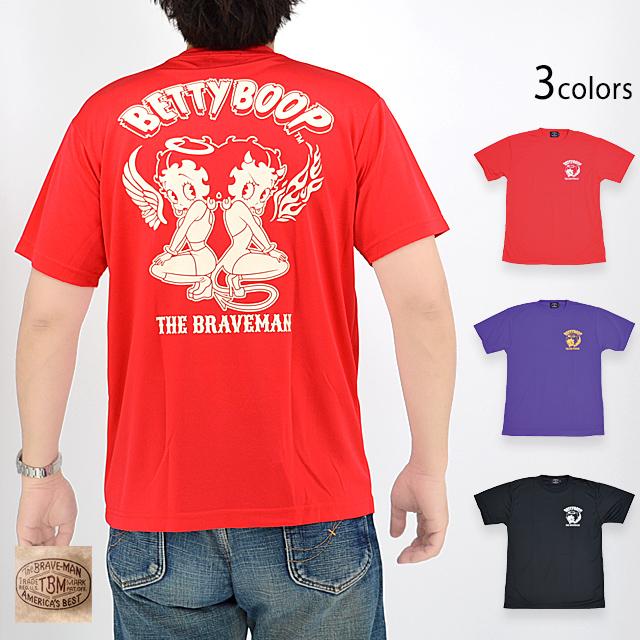 BR×BETTYコラボ ドライ半袖Tシャツ◆The BRAVE-MAN