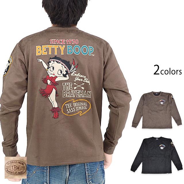 BR×BETTYコラボ 起毛プレーティング天竺長袖Tシャツ The BRAVE-MAN BBB