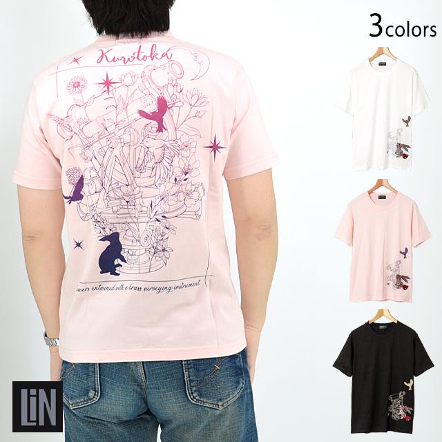 黒菟華 surveying instrument半袖Tシャツ◆LIN